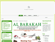 Tablet Screenshot of albarakahcoop.org
